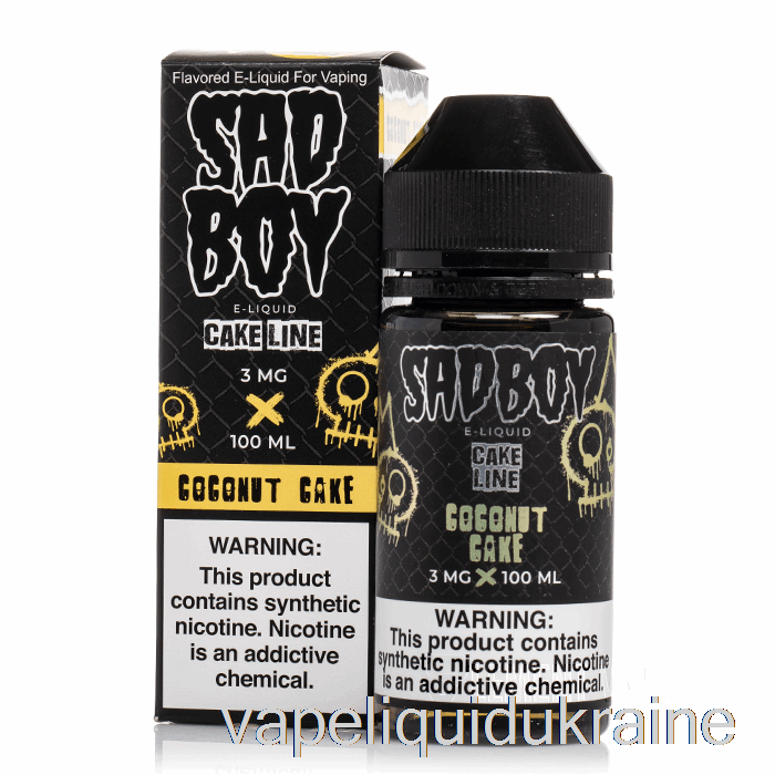 Vape Liquid Ukraine Coconut Cake - Sadboy - 100mL 3mg